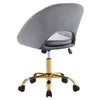 Swivel Lift Seat Office Chair Adjustable Padded Back Computer Desk Vanity Chair