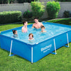 Swimming Pool Patio Above Ground with Steel Frame Pro 56403