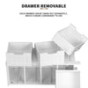Bathroom Cabinet Storage 4 Drawer Free Standing Cupboard Furniture Unit White