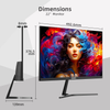 Chiq 22F650, 22 Inch Monitor, PC Monitor, Fhd(1920X1080), 100Hz, Ultra Slim, 99%