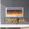 40/50/60/70/80/100 inch Insert/ Wall Mounted LED Fireplace Electric Media Fire
