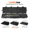 Rifle Case Rifle Hard Case 50 inch with 3 Layers Fully-protective Foams