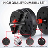 30 kg Dumbbell Barbell Weight Set Pair of Hand Weights Gym Fitness Workout