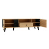 Elegant TV Lowboard Stand Unit with Drawers & Storage Cabinet, 170x40x50.5cm