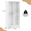 104 cm Wooden Toy Storage Organizer 5-Section Freestanding Bookshelf