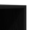 Record Cabinet Black Oak 84,5x38x89 cm Engineered Wood