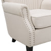Single Sofa Occasional Leisure Chair Wide Backrest for LivingRoom Bedroom Office