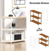 L-Shaped Corner Computer Desk Large PC Table Workstation with Storage Bookcase