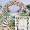 Artificial Flower Row Floral Wedding Arch Arrangement Top Table Backdrop Decor
