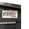 Metal Garden Shed 6 X 8 FT Garden Storage Vents Grey STATELY STORE