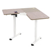 L-Shaped Office Desk Standing Adjustable Height Electric Stand Desk Workstation