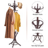 Coat Rack Free Standing Coat Rack Entryway Wooden Coat Tree Stand Mahogany