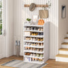 Shoe Cabinet Rack Storage Cupboard Footwear Desktop Stand Wooden Hallway Shelves