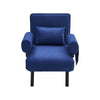 Folding Futon Chair Bed Single Sofa Bed Armchair 3-in-1 Recliner Lounger Sleeper