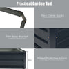 Outdoor Metal Raised Garden Bed Elevated Planter Box Patio Planter Raised Bed