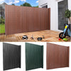 Bamboo Slat Natural Garden Fencing Privacy Screen Fence Panel Roll Green Yellow