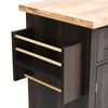 Kitchen Island Storage Trolley Rolling Cart Shelves Cupboard Cabinet Drawer Home