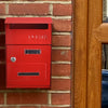 Outdoor Wall Mounted Mailbox Lockable Steel Mail Letter Post Secure Box Postbox