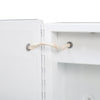 Storage Mirror Cabinet 500x700mm LED Illuminated Anti-Fog Dimmable Shaver Socket
