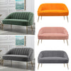 Velvet Upholstered Oyster Armchair Tub Chair Scallop Back 2 Seater Loveseat Sofa