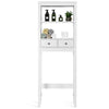 Over The Toilet Bathroom Storage Shelf Space-Saving Organizer with 2 Drawers