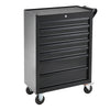 Lockable Garage Workshop Tool Trolley Toolbox 7 Drawers Cabinet Ball Bearings UK