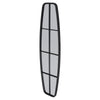 38x120CM WINDOW STYLE MIRROR LIVING ROOM DECOR HALLWAY GARDEN WALL GLASS (BLACK)