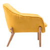 Upholstered Shell Back Sofas Armchair Fabric Accent Chair+Pillow Bedroom Lounge