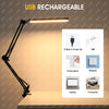 Pro Eye-Care LED Desk Lamp 360° Adjustable Swing Arm & Dimmable Light With Clamp