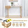 Modern Console Table Entryway Side Table 2-Tier Foyer Table Couch Table