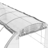 Round Top Polytunnel Walk-in Garden Greenhouse Tent Zip Door Windows Steel Frame