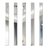5-50 Pcs Long Strip Mirror Acrylic Wall Stickers Self-adhesive Tile Rectangle UK