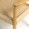 Kenny Dining Chair - Natural Triple Paper Coil Seat - Natural Curved Frame