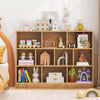 3-Tier Freestanding Storage Organizer 10-Cube Bookshelf with 2 Anti-Tipping Kits