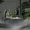 Tabletop Electric Indoor Relax Waterfall Fountain Small Cascading Water Feature