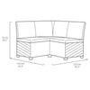 Garden Corner Element Rosalie Graphite Keter
