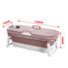 Folding Portable Bathtub Bath Tub Adult Child Warm Spa Sauna Soaking Barrel&Lid