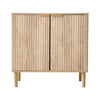 2 Doors Wooden Storage Cabinet Sideboard Hallway Living Room Kitchen Cupboard