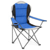 Folding Camping Deluxe Chairs Heavy Duty Luxury Padded with Cup Holder High Back