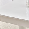 Modern 110/75cm Wooden Dining Table for Dining Room Kitchen for 2-6 People