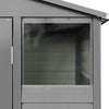 8x5.7ft Metal Garden Shed Galvanised Steel Storage House With Lockable Door NEW