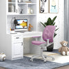 Kids Swivel Desk Chair Ergonomic Children Rolling Study Chair w/Mesh Back