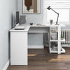 Corner Desk Office Desk L-Shaped Computer Desk Laptop Table for Home Office