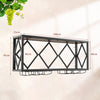 39 Bottles Wall Mounted Rack Display Shelf Metal Frame Wine Storage Rack