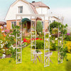Outdoor Garden Pergola Gazebo Awning Canopy Sun Shade Shelter Metal Arch w/ Roof