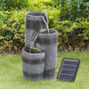 Big Sale Solar Powered Water Feature Outdoor Fountain Garden Ornament LED Lights