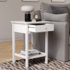 Corner Bedside Table Nightstand Coffee Tea Side End Lamp Desk Shelf Home Storage