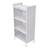 Storage Cabinet Corner Cupboard Sideboard Lift Up Doors Adjustable Legs Shelf
