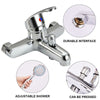 Luxury Bathroom Sink Bath Filler Tap Shower Mixer Taps Chrome with Hand Held Set