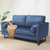 2-3 Seater Small Sofa Couch Velvet Armchair Loveseat Settee Living Room Office